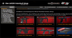 Desktop Screenshot of 50calpaintballshop.com